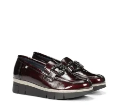 INDIA D9325 Mocasín Burdeos