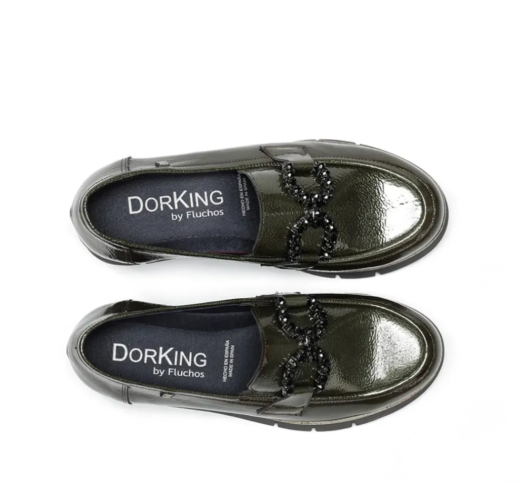 INDIA D9325 Mocasín Verde