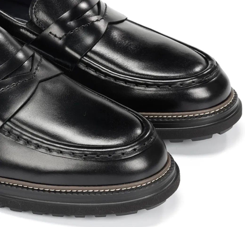 LINCON F2058 Mocasín Negro