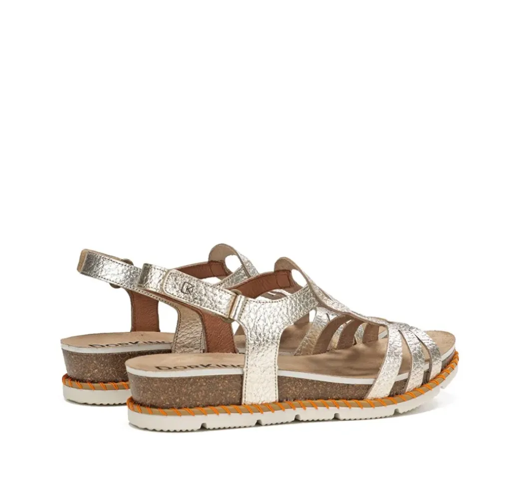 SPORT D9322 Sandalia Dorada