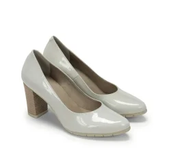 TIAN D8739 Zapato de Tacón Blanco